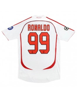 AC Milan Ronaldo #99 UCL Final Retro Jersey Away 2006/07