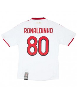 Ronaldinho #80 Retro AC Milan Away Jersey 2009/10