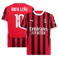 RAFA LE&Atilde;O #10 AC Milan Home Jersey 2024/25 - UCL Font