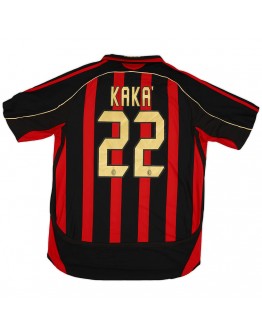 KAKA' #22 Retro AC Milan Home Jersey 2006/07