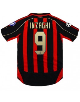 INZAGHI #9 Retro AC Milan UCL Home Jersey 2006/07