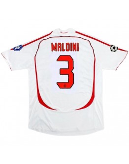 MALDINI #3 Retro AC Milan UCL Final Away Jersey 2006/07