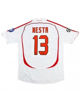 NESTA #13 Retro AC Milan UCL Final Away Jersey 2006/07