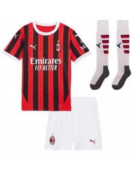 Kids AC Milan Home Full Kit(Jersey+Shorts+Socks) 2024/25