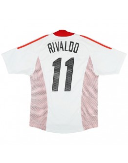 RIVALDO #11 AC Milan Retro Jersey Away 2002/03