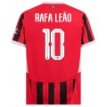 RAFA LE&Atilde;O #10 AC Milan Home Jersey 2024/25 - UCL Font