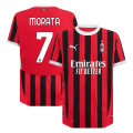 MORATA #7 AC Milan Home Jersey Player Version 2024/25