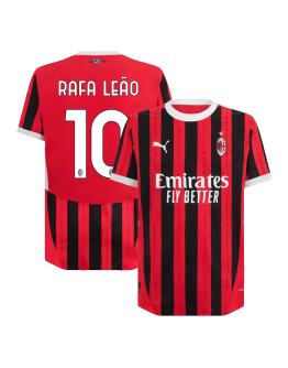 RAFA LE&Atilde;O #10 AC Milan Home Jersey Player Version 2024/25