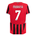 MORATA #7 AC Milan Home Jersey Player Version 2024/25