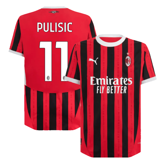 PULISIC #11 AC Milan Home Jersey Player Version 2024/25