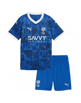 Kids Al Hilal SFC Home Kit(Jersey+Shorts) 2024/25