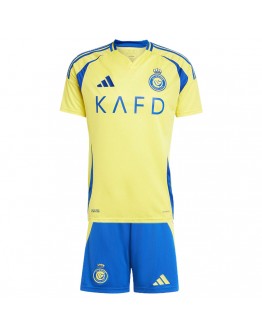 Kids Al Nassr Home Kit Jersey+Shorts 2024/25