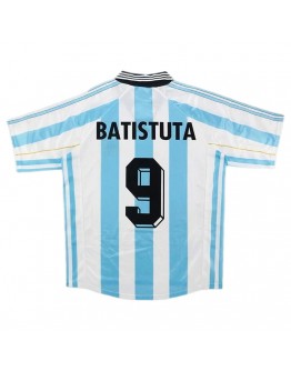 BATISTUTA #9 Retro Argentina Home Jersey World Cup 1998