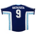 BATISTUTA #9 Retro Argentina Away Jersey World Cup 1998