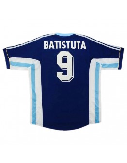 BATISTUTA #9 Retro Argentina Away Jersey World Cup 1998