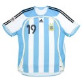 Messi #19 Retro Argentina Home Jersey World Cup 2006