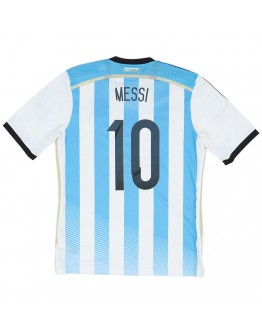 Messi #10 Argentina Retro Home Jersey 2014/15