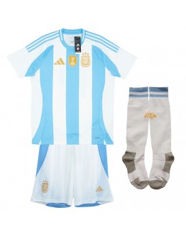 Kids Argentina Home Full Jersey Kit Copa America 2024