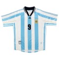 BATISTUTA #9 Retro Argentina Home Jersey World Cup 1998