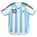 Argentina RIQUELME #10 Retro Jersey Home World Cup 2006