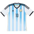 Messi #10 Argentina Retro Home Jersey 2014/15