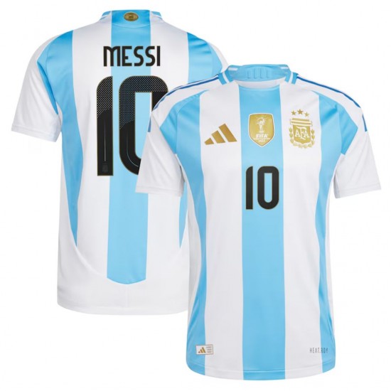 Messi #10 Argentina Home Jersey Player Version Copa America 2024