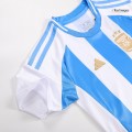 Kids Argentina Home Full Jersey Kit Copa America 2024