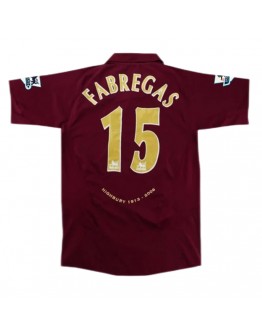 FABREGAS #15 Retro Arsenal Home Jersey 2005/06