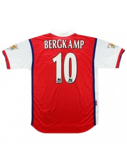 Arsenal Bergkamp #10 Retro Jersey Home 1998/99