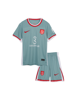 Kids Atletico Madrid Away Jersey Kit 2024/25