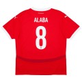 Alaba #8 Austria Home Jersey Euro 2024