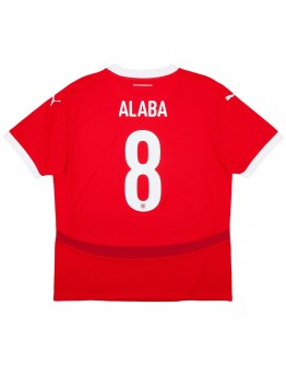 Alaba #8 Austria Home Jersey Euro 2024