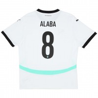 Alaba #8 Austria Away Jersey Euro 2024