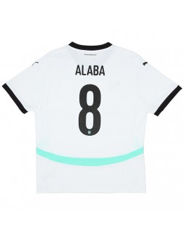 Alaba #8 Austria Away Jersey Euro 2024