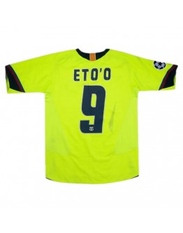 ETO'O #9 Retro Barcelona Away Jersey 2005/06