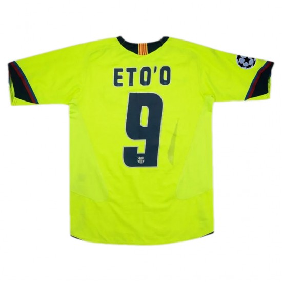 ETO'O #9 Retro Barcelona Away Jersey 2005/06