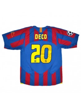 DECO #20 Retro Barcelona UCL Final Home Jersey 2005/06