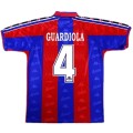 Guardiola #4 Retro Barcelona Home Jersey 1996/97