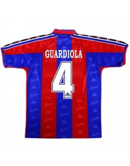 Guardiola #4 Retro Barcelona Home Jersey 1996/97