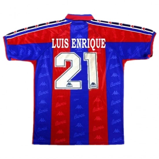 Luis Enrique #21 Retro Barcelona Home Jersey 1996/97