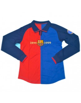 Retro Barcelona Home Long Sleeve Jersey 1999/00