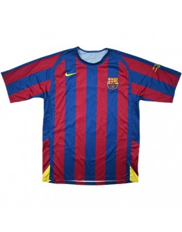 Retro Barcelona UCL Final Home Jersey 2005/06