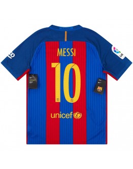 Messi #10 Barcelona Home Retro Jersey 2016/17