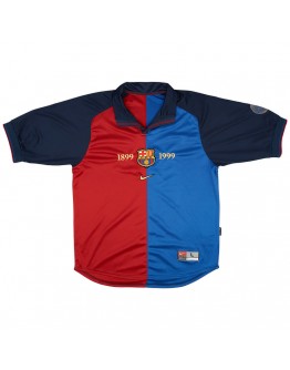 Barcelona Retro Jersey 100-Yeas Anniversary Home 1999/00