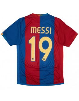 Messi #19 Barcelona Retro Home Jersey 2006/07