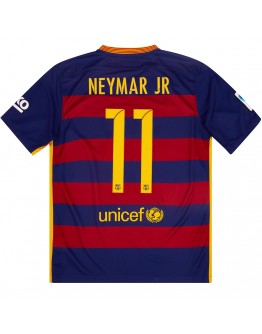 NEYMAR JR #11 Barcelona Home Retro Jersey 2015/16