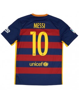 Messi #10 Barcelona Retro Jersey Home 2015/16