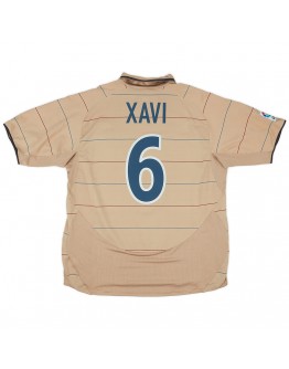 Xavi #6 Retro Barcelona Away Jersey 2003/05