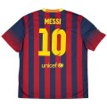 Messi #10 Retro Barcelona Home Jersey 2013/14