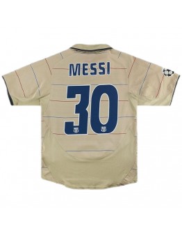 Messi #30 Retro Barcelona Away Jersey 2003/05